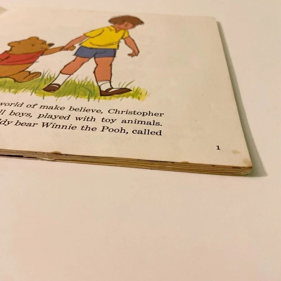 Vintage 1965 Disney Winnie the Pooh and the Honey Tree 7  Inch Record and Book - Picture 6 of 16